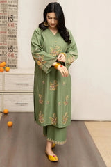 Urge on emb Lawn with Diamond printed Dopatta