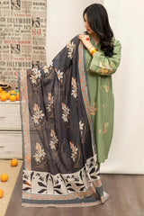 Urge on emb Lawn with Diamond printed Dopatta