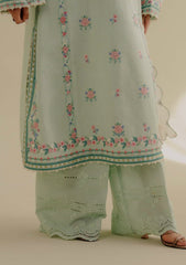 Zarashahjahan on emb Lawn with  Digital Dimond print Dopatta