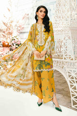 Maria b on emb lawn with Lawn digital printed Dopatta