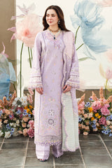 Qalamkar on emb Lawn with Diamond printed Dopatta