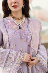 Qalamkar on emb Lawn with Diamond printed Dopatta