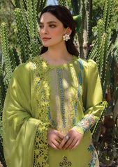 Rang rasia on emb Lawn with Diamond printed Dopatta