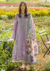 Mushq on chickankari Lawn with voil diamond printed Dopatta