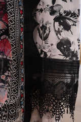 Nureh on printed emb Lawn with chiffon printed Dopatta