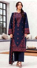 Farasha on heavy embLawn with Chiffon  Emb Dopatta