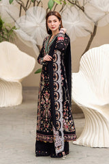 Qalamkar on heavy emb Lawn with Khaadi net Emb Dopatta
