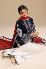 Jazmin on emb Dhanak with Pashmina wool shawl