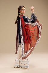 Emb Lawn with Diamond Printed Dupatta