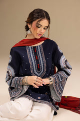 Emb Lawn with Diamond Printed Dupatta