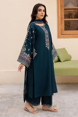 Emb Dhanak with emb dhanak shawl