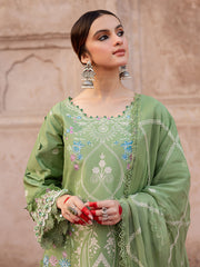 Heavy Emb Dhanak with Emb Dhanak shawl