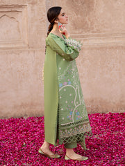 Heavy Emb Dhanak with Emb Dhanak shawl