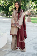 Baroque on emb Dhanak with Emb Dhanak shawl