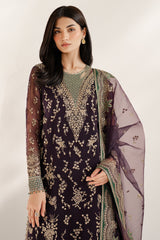 Jazmin on emb Dhanak with heavy Emb Dhanak shawl