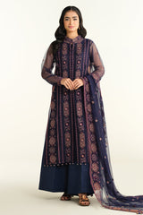 Kayseria on emb Dhanak with Heavy dhanak emb shawl