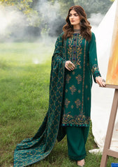 Emb Dhanak with Emb Dhanak shawl