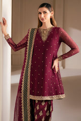 Jazmin on emb Dhanak with heavy Emb Dhanak shawl