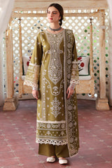 Heavy emb Dhanak with Emb Dhanak shawl