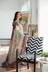 Chicken kari Dhanak with Pashmina printed wool shawl