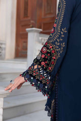 Heavy Emb Dhanak with Emb Dhanak shawl