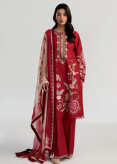 Zara shahjahan on emb Dhanak with wool shawl