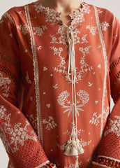 Hussain rehar on emb Dhanak with Pashmina wool shawl