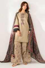 Jazmin on emb Dhanak with Pashmina wool shawl