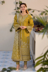 Jade on emb Dhanak with Pashmina wool shawl