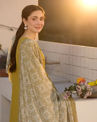 Jade on emb Dhanak with Pashmina wool shawl