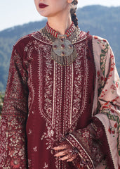 Hussain rehar on emb Dhanak with Pashmina wool shawl