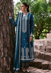 Asim jofa on emb Dhanak with Dhanak emb shawl