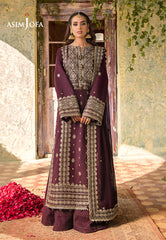 Asim jofa on heavy emb Dhanak with Dhanak emb shawl