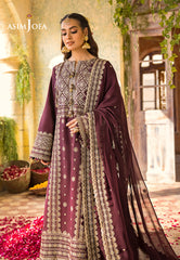 Asim jofa on heavy emb Dhanak with Dhanak emb shawl