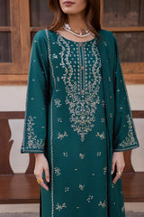 (MF1274) BATIK| UNSTITCHED 3PC HEAVY EMB PREMIUM LAWN WITH EMB CHIFFON DUPATTA
