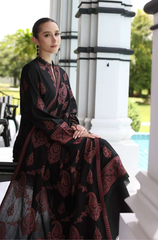 (MF1278) BAREEZA| UNSTITCHED 3PC HEAVY EMB PREMIUM LAWN WITH HEAVY CHIFFON EMB DUPATTA
