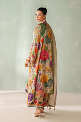 (MF01) BAROQUE| UNSTITCHED 3PC PREMIUM BANA DORA  DIGITAL PRINTED LAWN