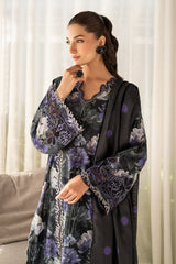 (MF12) BAROQUE| UNSTITCHED 3PC PREMIUM BANA DORA  DIGITAL PRINTED LAWN