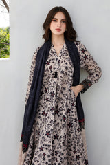 (MF16) BAROQUE| UNSTITCHED 3PC PREMIUM BANA DORA  DIGITAL PRINTED LAWN