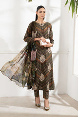 (MF17) MARIA.B| UNSTITCHED 3PC PREMIUM BANA DORA  DIGITAL M.PRINTED LAWN