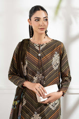 (MF17) MARIA.B| UNSTITCHED 3PC PREMIUM BANA DORA  DIGITAL M.PRINTED LAWN