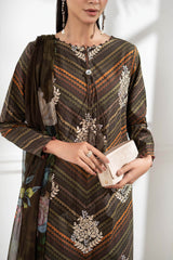 (MF17) MARIA.B| UNSTITCHED 3PC PREMIUM BANA DORA  DIGITAL M.PRINTED LAWN