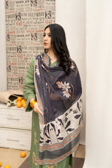 Urge — 3pc on emb Lawn with Diamond Dopatta image 2
